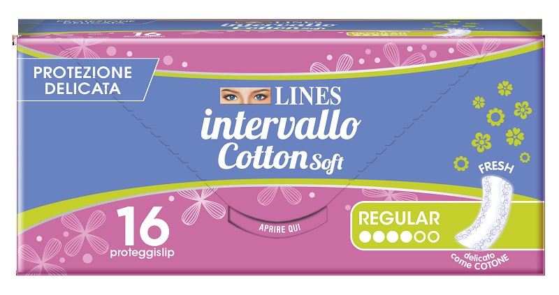 PROTEGGISLIP LINES INTERVALLO COTTON SOFT FRESH DISTESI 16 PEZZI - Farmaciapacini.it