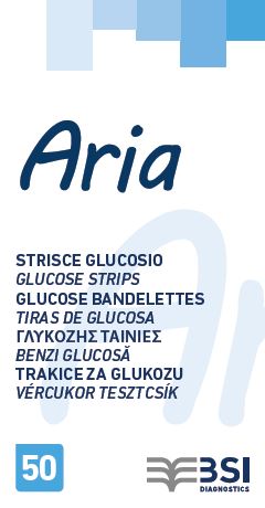 STRISCE MISURAZIONE GLICEMIA STRUMENTO ARIA 50 PEZZI - Farmaciapacini.it