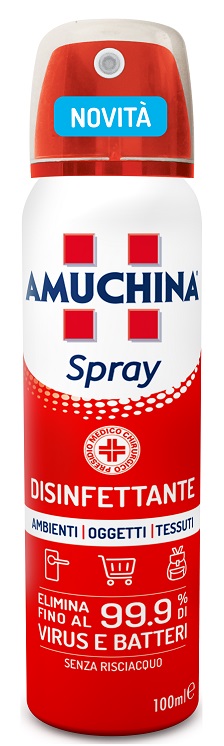 AMUCHINA SPRAY AMBIENTI OGGETTI TESSUTI 100 ML - Farmaciapacini.it