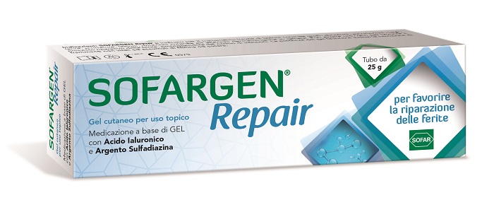MEDICAZIONE SOFARGEN GEL ACIDO IALURONICO E ARGENTO SULFADIAZINA TUBETTO 25 G - Farmaciapacini.it