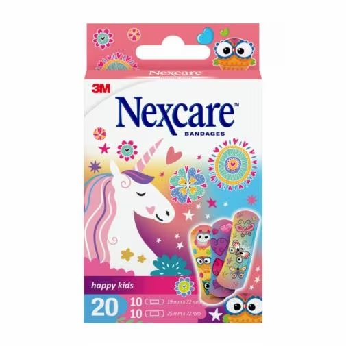 CEROTTO NEXCARE HAPPY KIDS MAGIC BAMBINE 20 PEZZI - Farmaciapacini.it