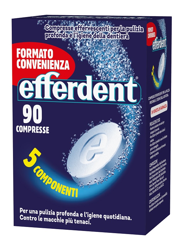 EFFERDENT 90 COMPRESSE EFFERVESCENTI - Farmaciapacini.it