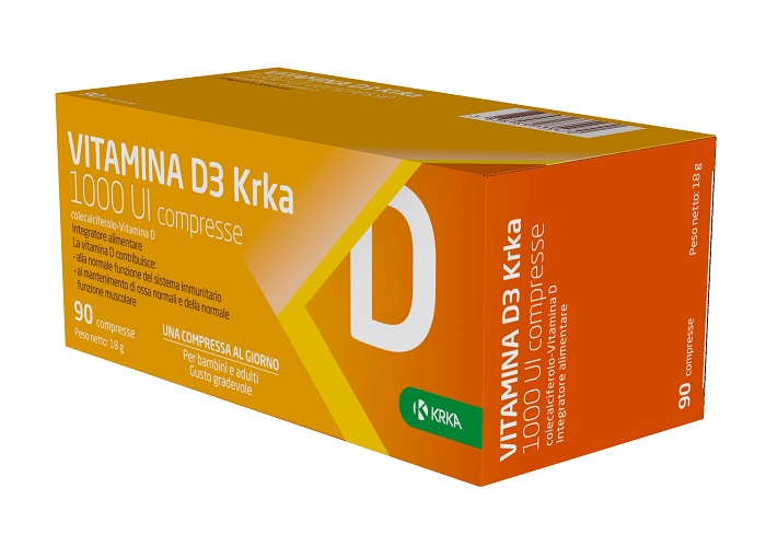 VITAMINA D3 KRKA 1000 UI 90 COMPRESSE - Farmaciapacini.it