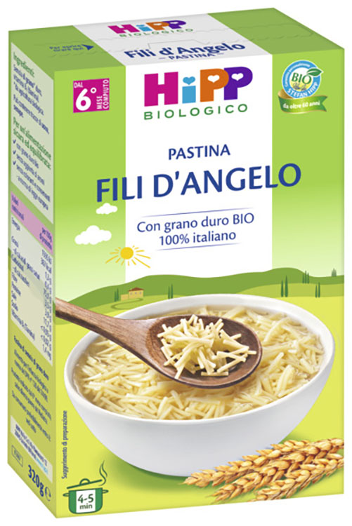 HIPP BIO PASTINA FILI D'ANGELO 320 G - Farmaciapacini.it