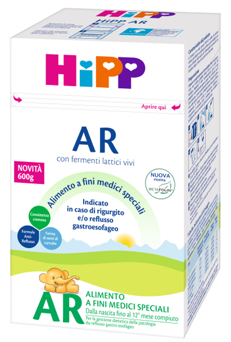 HIPP LATTE ANTIREFLUSSO CON METAFOLINA 600 G - Farmaciapacini.it