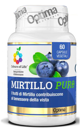 COLOURS OF LIFE MIRTILLO PURO 60 CAPSULE VEGETALI 500 MG - Farmaciapacini.it