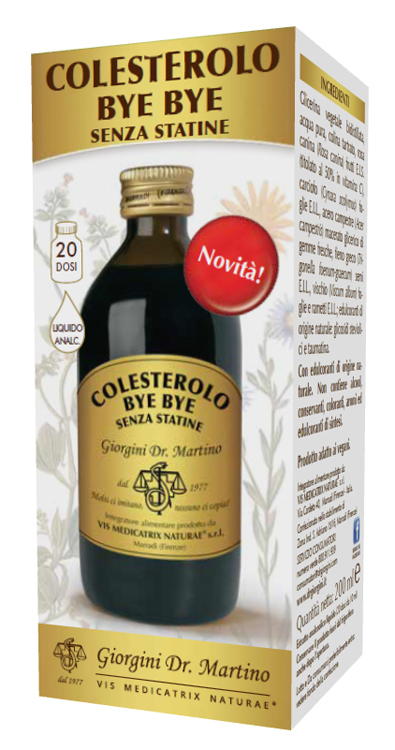 COLESTEROLO BYE BYE SENZA STATINE 200 ML - Farmaciapacini.it