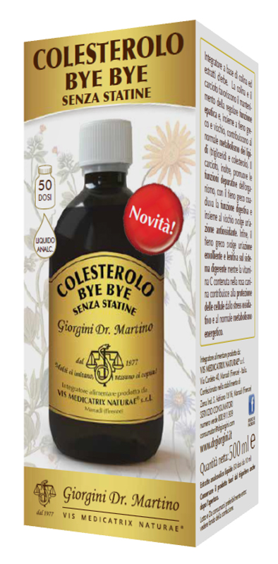 COLESTEROLO BYE BYE SENZA STATINE 500 ML - Farmaciapacini.it