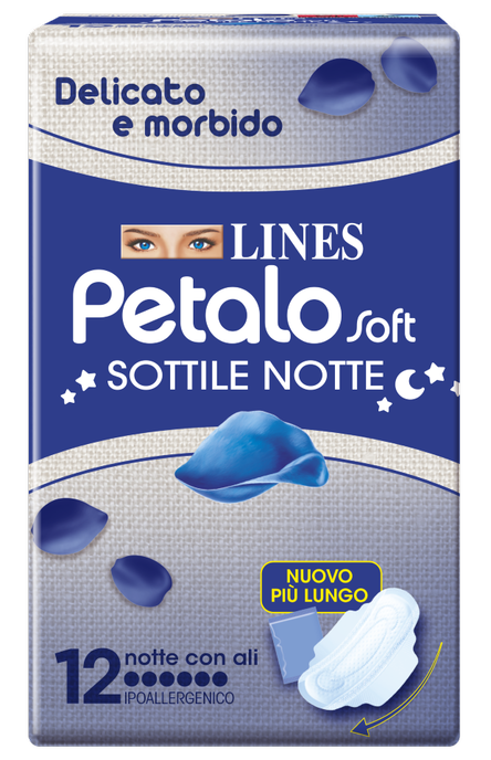 LINES PETALO SOFT NOTTE 12 PEZZI - Farmaciapacini.it