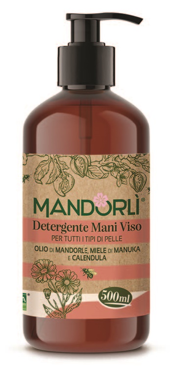 MANDORLI DETERGENTE MANI VISO PER TUTTI I TIPI DI PELLE 500 ML - Farmaciapacini.it