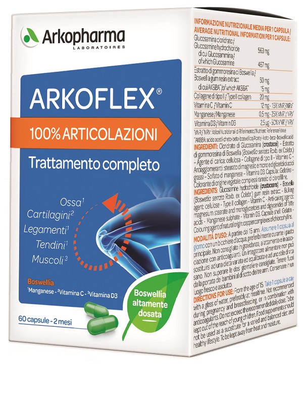 ARKOFLEX 100% ARTICOLAZIONI 60 CAPSULE - Farmaciapacini.it