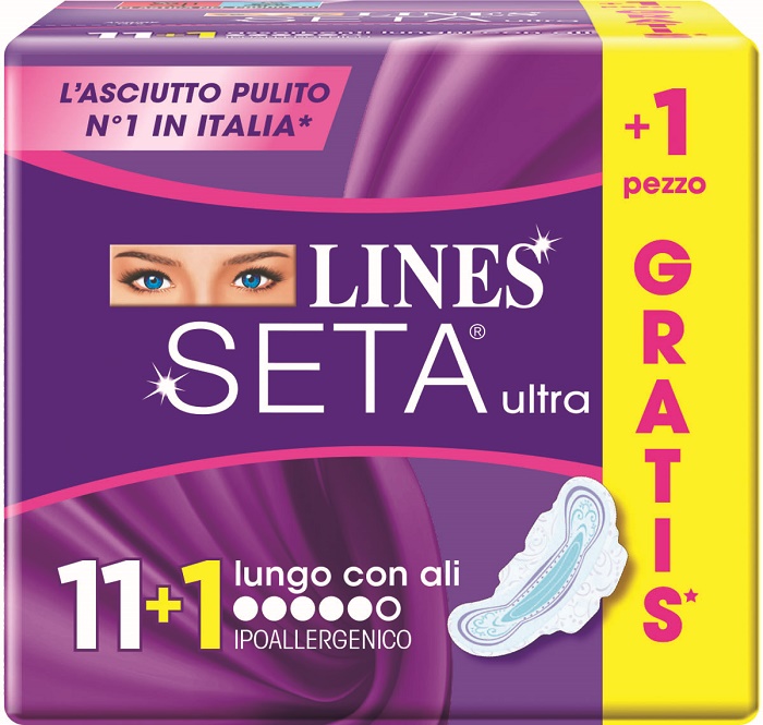 LINES SETA ULTRA LUNGO ALI CP 11+1 GRATIS - Farmaciapacini.it