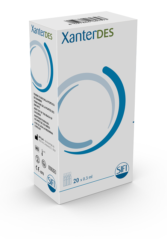 XANTERDES SOLUZIONE OFTALMICA 20 FLACONCINI MONODOSE DA 0,3 ML - Farmaciapacini.it