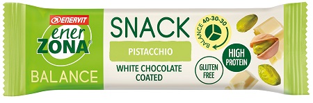 ENERZONA SNACK PISTACCHIO CIOCCOLATO BIANCO 27 G - Farmaciapacini.it