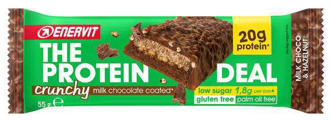 ENERVIT PROTEIN DEAL MILK CHOCO & HAZELNUT 55 G - Farmaciapacini.it