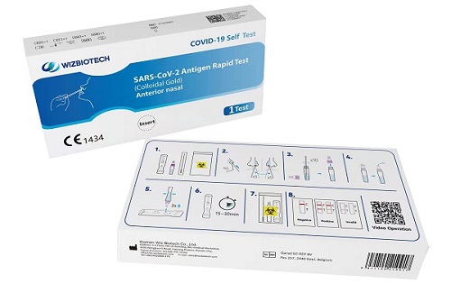 TEST ANTIGENICO RAPIDO COVID-19 AUTODIAGNOSTICO DETERMINAZIONE QUALITATIVA ANTIGENI SARS-COV-2 IN TAMPONI NASALI MEDIANTE IMMUNOCROMATOGRAFIA - Farmaciapacini.it