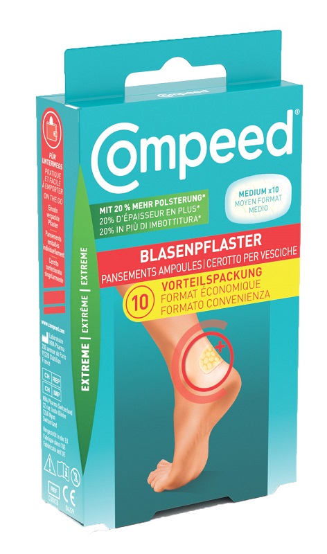 CEROTTI COMPEED PER VESCICHE MEDIO EXTREME 10 PEZZI - Farmaciapacini.it