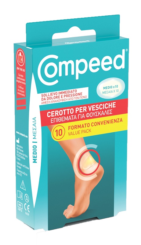 CEROTTI COMPEED PER VESCICHE MEDIO 10 PEZZI CARTON - Farmaciapacini.it