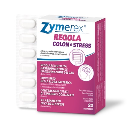 ZYMEREX REGOLA COLON E STRESS 24 COMPRESSE - Farmaciapacini.it