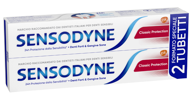 SENSODYNE CLASSICO PROTECTION 2 X 75 ML - Farmaciapacini.it