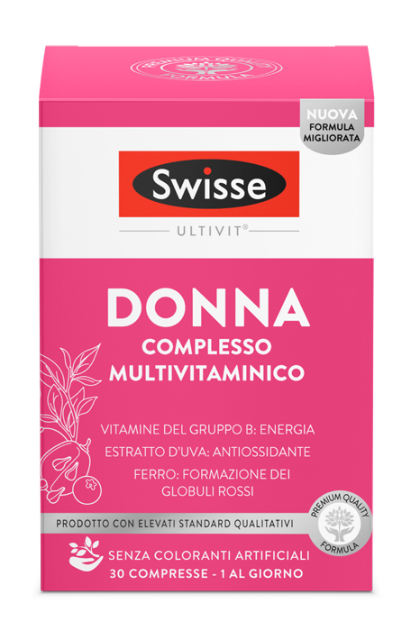 SWISSE MULTIVITAMINICO DONNA 30 COMPRESSE - Farmaciapacini.it