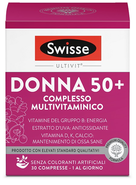 SWISSE MULTIVITAMINICO DONNA 50+ 30 COMPRESSE - Farmaciapacini.it