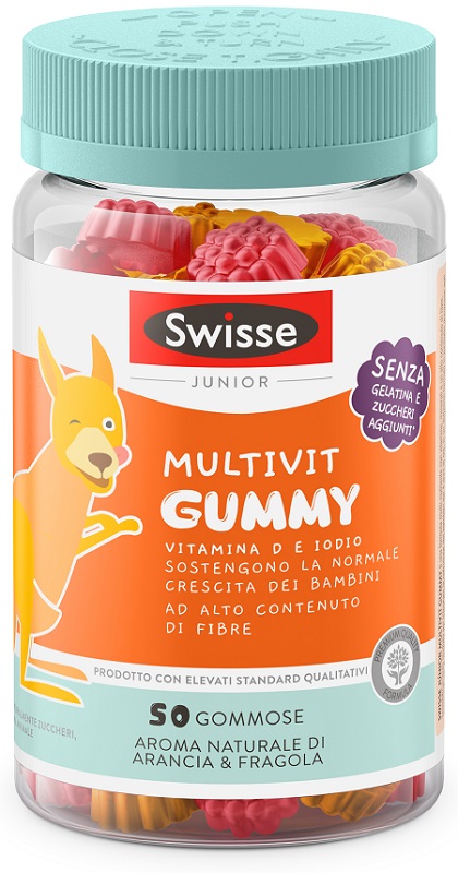 SWISSE JUNIOR MULTIVIT GUMMY 50 PASTIGLIE GOMMOSE - Farmaciapacini.it