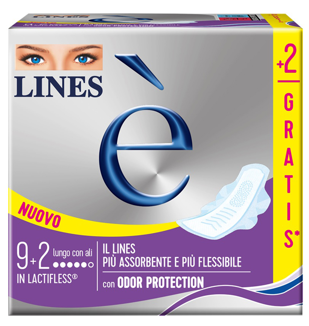 LINES E' LUNGO CARRY PACK 9 + 2 PEZZI - Farmaciapacini.it