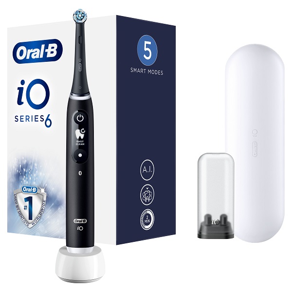 ORAL-B IO 6 BLACK SPAZZOLINO ELETTRICO + 2 REFILL - Farmaciapacini.it