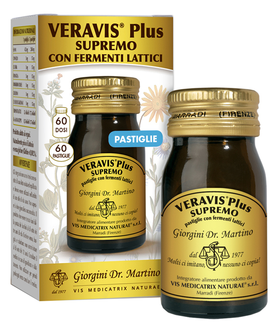 VERAVIS PLUS SUPREMO 60 PASTIGLIE FERMENTI LATTICI - Farmaciapacini.it