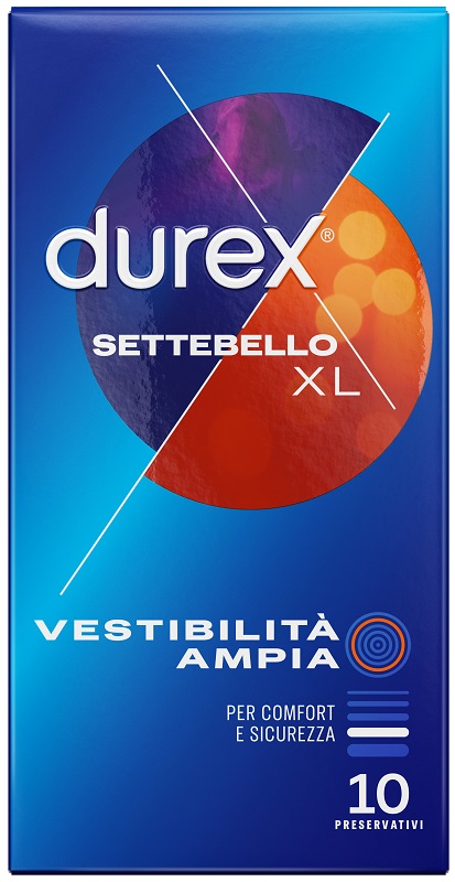 PROFILATTICO DUREX SETTEBELLO EXTRALARGE 10 PEZZI - Farmaciapacini.it