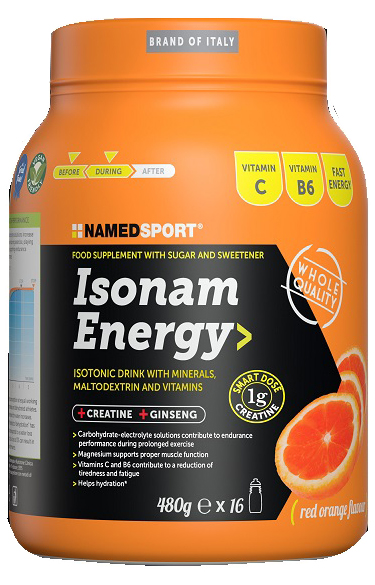 ISONAM ENERGY ORANGE 480 G 1 G CREATINA - Farmaciapacini.it