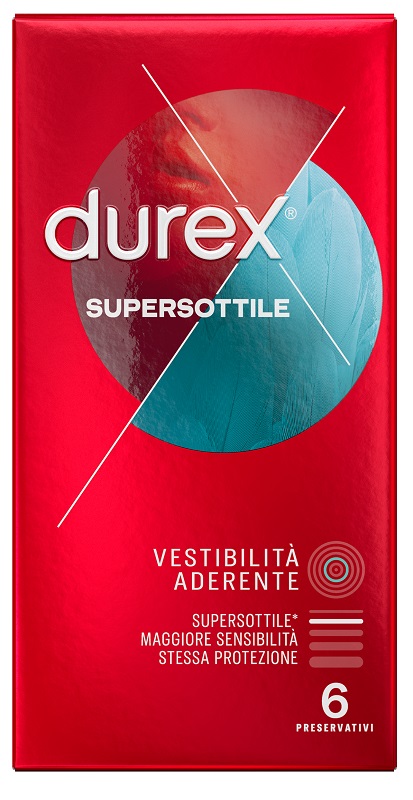 PROFILATTICO DUREX SUPERSOTTILE CLOSE FIT 6 PEZZI - Farmaciapacini.it