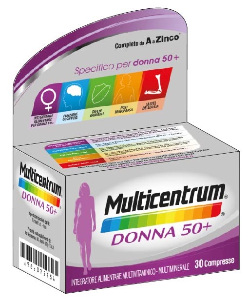 MULTICENTRUM DONNA 50+ 30 COMPRESSE - Farmaciapacini.it