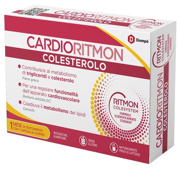 CARDIORITMON COLESTEROLO 30 CAPSULE - Farmaciapacini.it