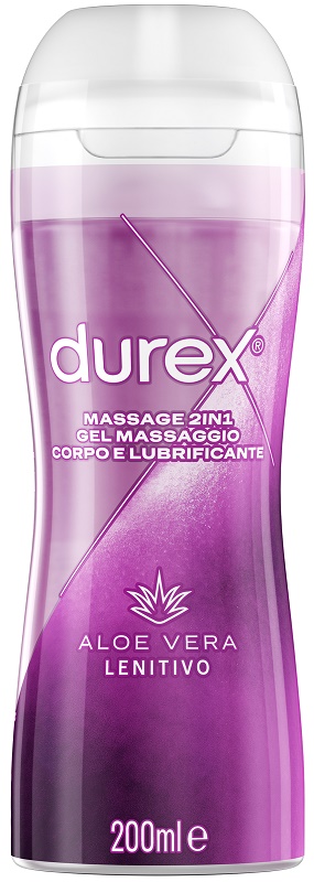 DUREX MASSAGE 2 IN 1 GEL MASSAGGIO CORPO E LUBRIFICANTE ALOE VERA 200 ML - Farmaciapacini.it