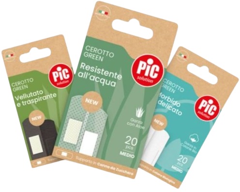 CEROTTO PIC GREEN BAMBU' ALOE STERILE 7,5X10 CM 5 PEZZI - Farmaciapacini.it