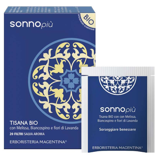 TISANA SONNO PIU' BIO 20 FILTRI - Farmaciapacini.it