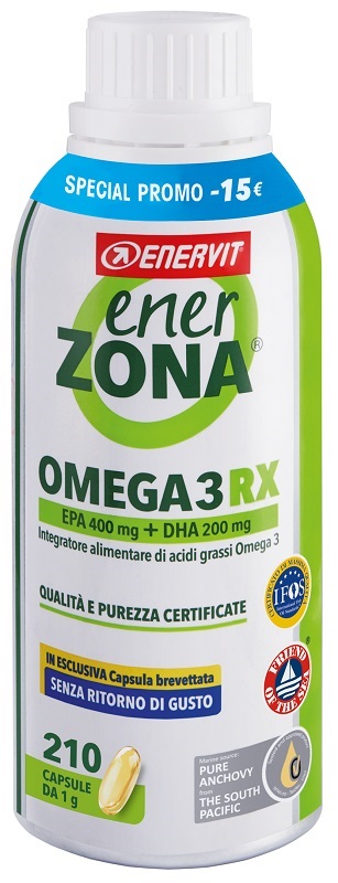 ENERZONA OMEGA 3 RX 210 CAPSULE DA 1 G TAGLIO PREZZO -15 EURO - Farmaciapacini.it