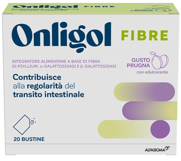 ONLIGOL FIBRE PRUGNA 20 BUSTINE - Farmaciapacini.it