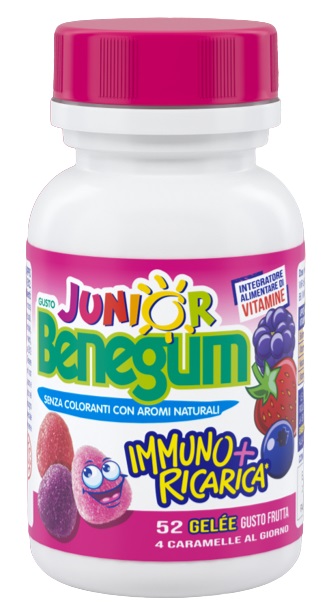 BENEGUM J IMMUNO + RICARICA FRUTTI ROSSI 156 G - Farmaciapacini.it