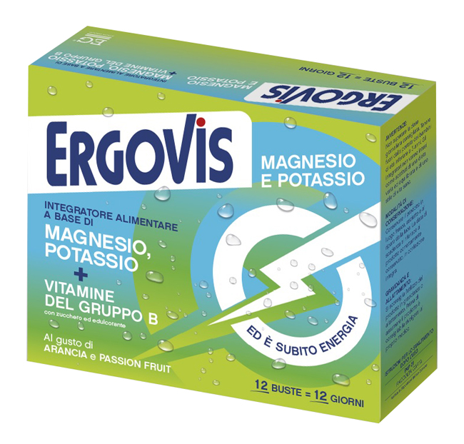 ERGOVIS MG+K VITAMINE B CON ZUCCHERO 12 BUSTINE - Farmaciapacini.it