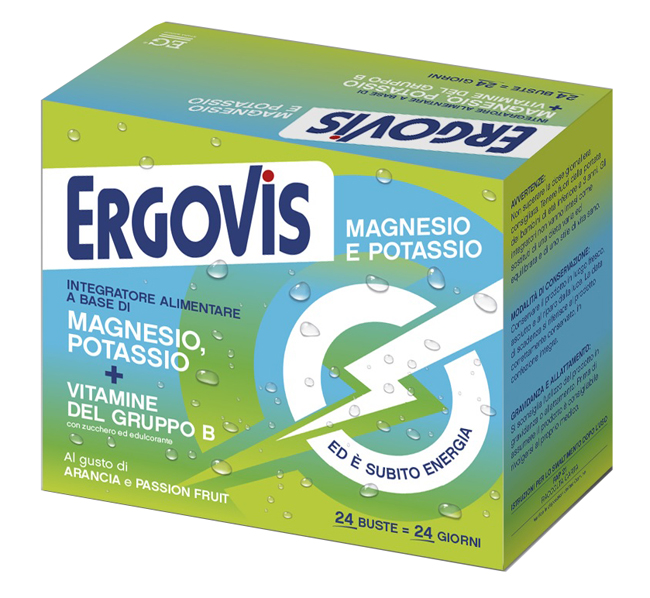 ERGOVIS MG+K VITAMINE B CON ZUCCHERO 24 BUSTINE - Farmaciapacini.it