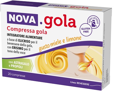 NOVA GOLA MIELE LIMONE 20 COMPRESSE - Farmaciapacini.it