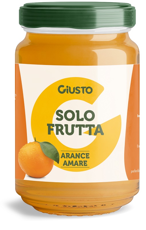 GIUSTO SOLO FRUTTA CONFETTURA ARANCE AMARE 220 G - Farmaciapacini.it