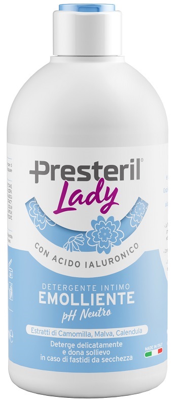 LADY PRESTERIL DETERGENTE INTIMO EMOLLIENTE/PH NEUTRO 500 M L - Farmaciapacini.it