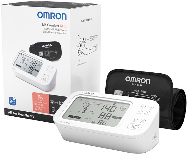 SFIGMOMANOMETRO DA BRACCIO OMRON M6 COMFORT AFIB - Farmaciapacini.it