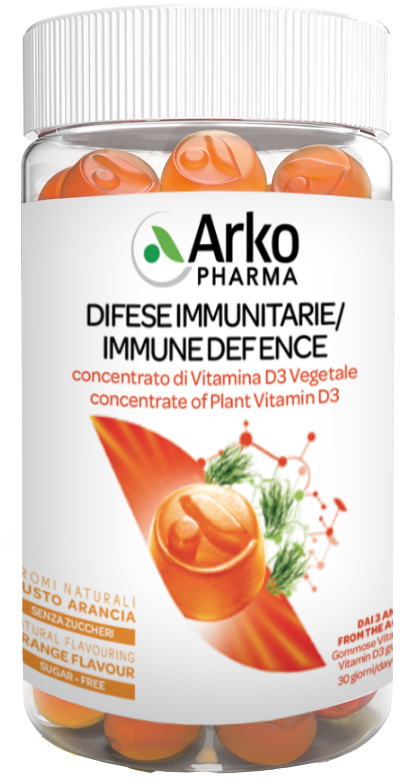 ARKOGUMMIES VITAMINA D3 60 GUMMIES - Farmaciapacini.it