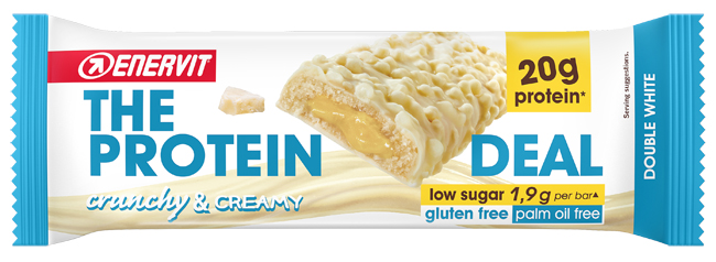ENERVIT PROTEIN DEAL BAR DOUBLE WHITE 55 G - Farmaciapacini.it