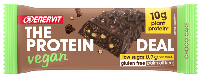 ENERVIT PROTEIN DEAL CHOCO CAKE VEGAN 40 G - Farmaciapacini.it
